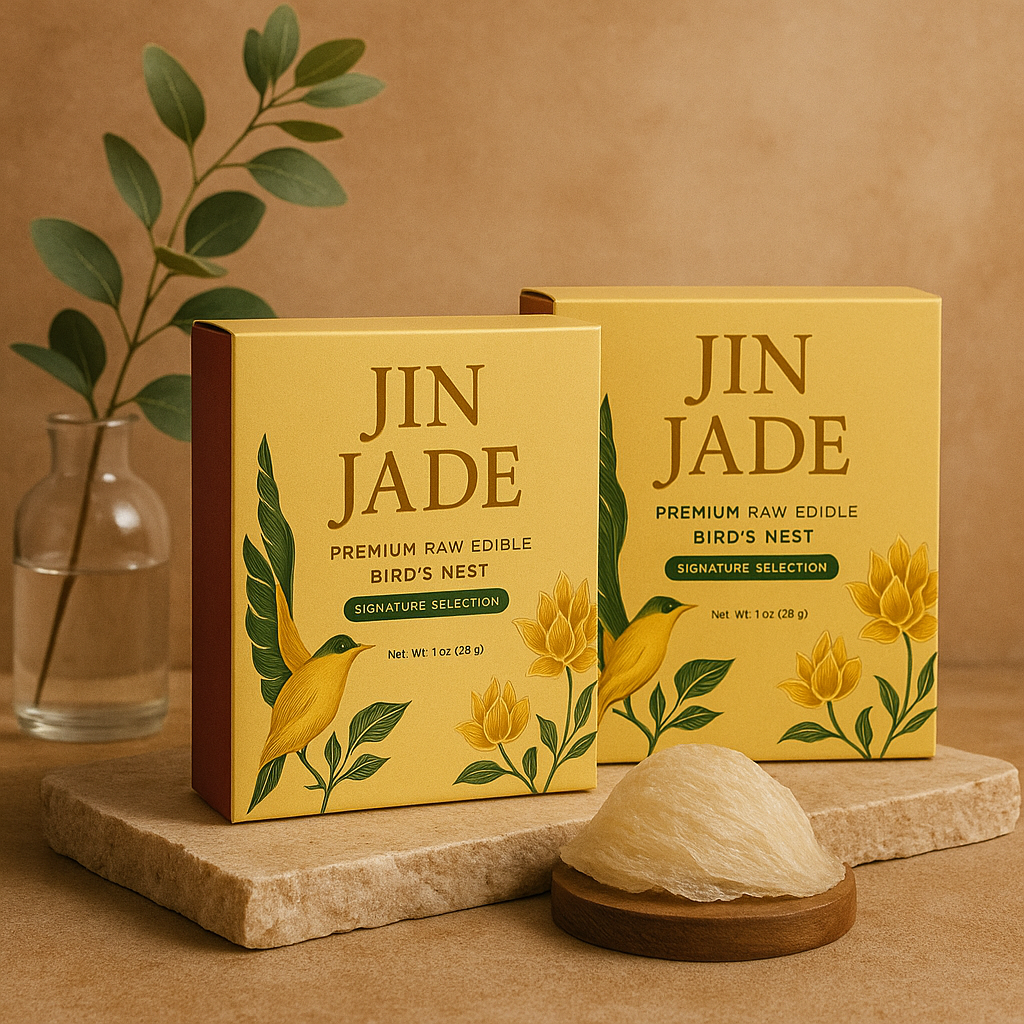 White Edible Bird’s Nest AAA Twin Box (2 Boxes, 28g/1oz Each) – Jin Jade Signature Selection